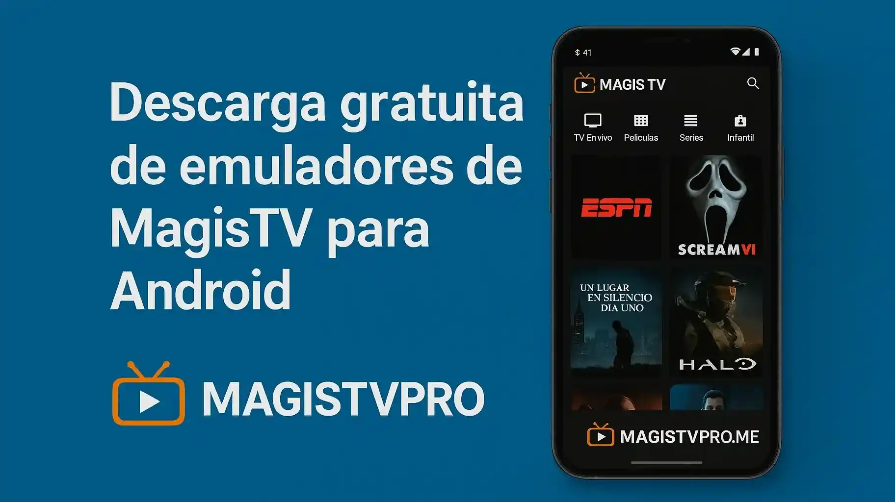 Descarga gratuita de emuladores de MagisTV para Android